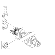 Diesel engine spare parts crankshaft deutz BFM2012 TCD2012 04292803